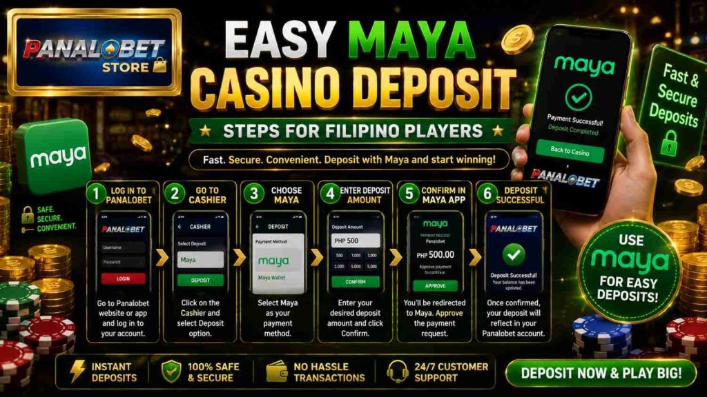 Easy Maya Casino Deposit Steps for Filipino Players Panalobet